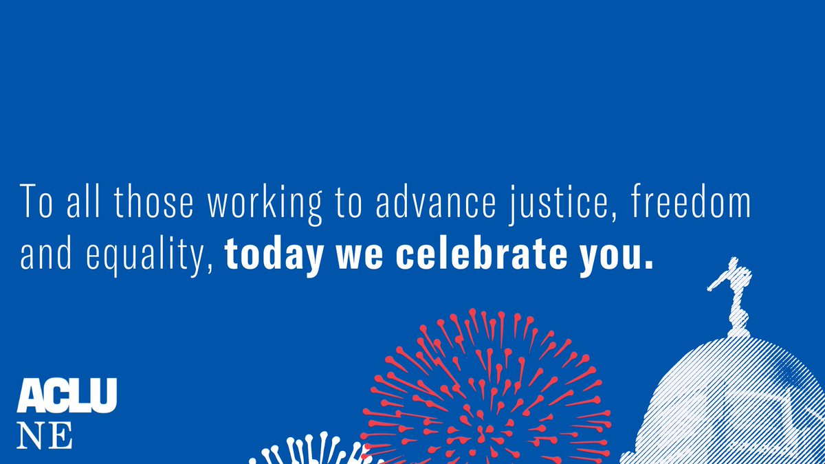 Today we celebrate all those who have worked, are working, and will work to hold America to its promise and move us toward a more perfect union. Happy Independence Day, Nebraska. 🇺🇸