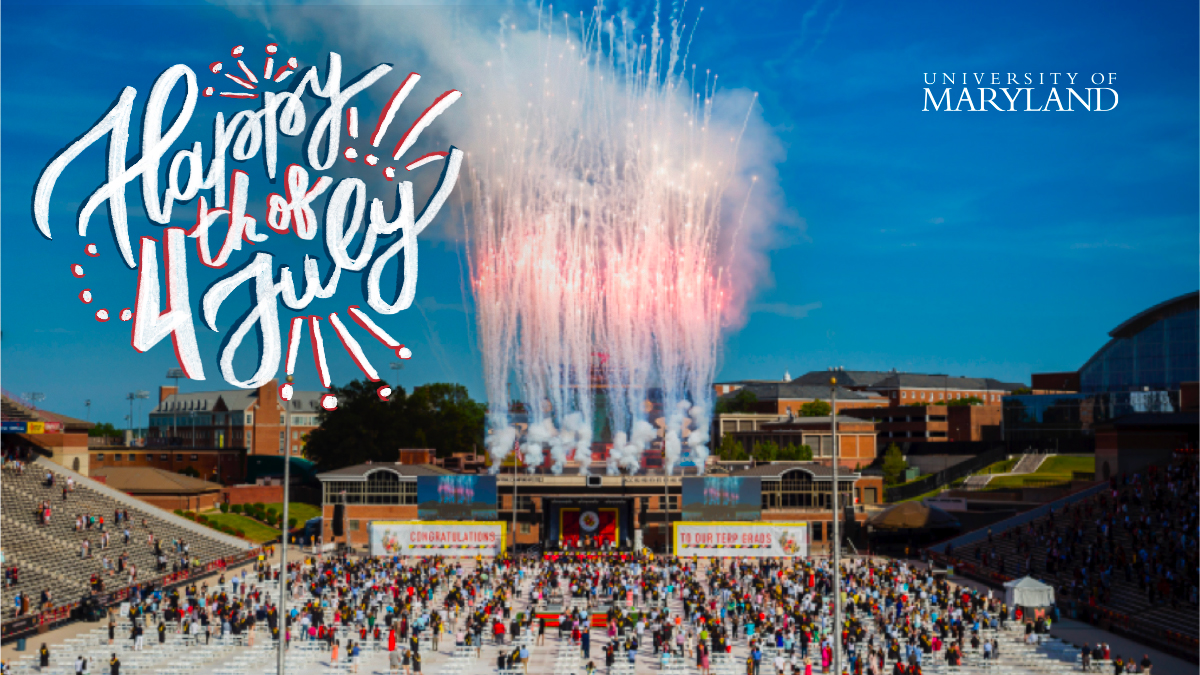 Happy #IndependenceDay, Terps! Have a safe holiday weekend 🇺🇸