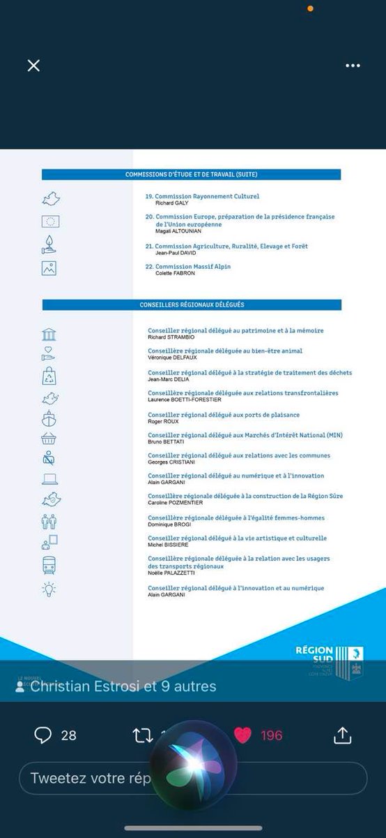 FabronColette's tweet photo. Heureuse de siéger aux côtés de @RenaudMuselier et @ChristianEstrosi et honorée de la confiance qu’ils m’accordent en me confiant la présidence de la commission Massifs Alpins . 
Je mettrai toute mon énergie pour être à la hauteur de cette mission pour nos massifs de @maregionSud https://t.co/vOroifLYOI