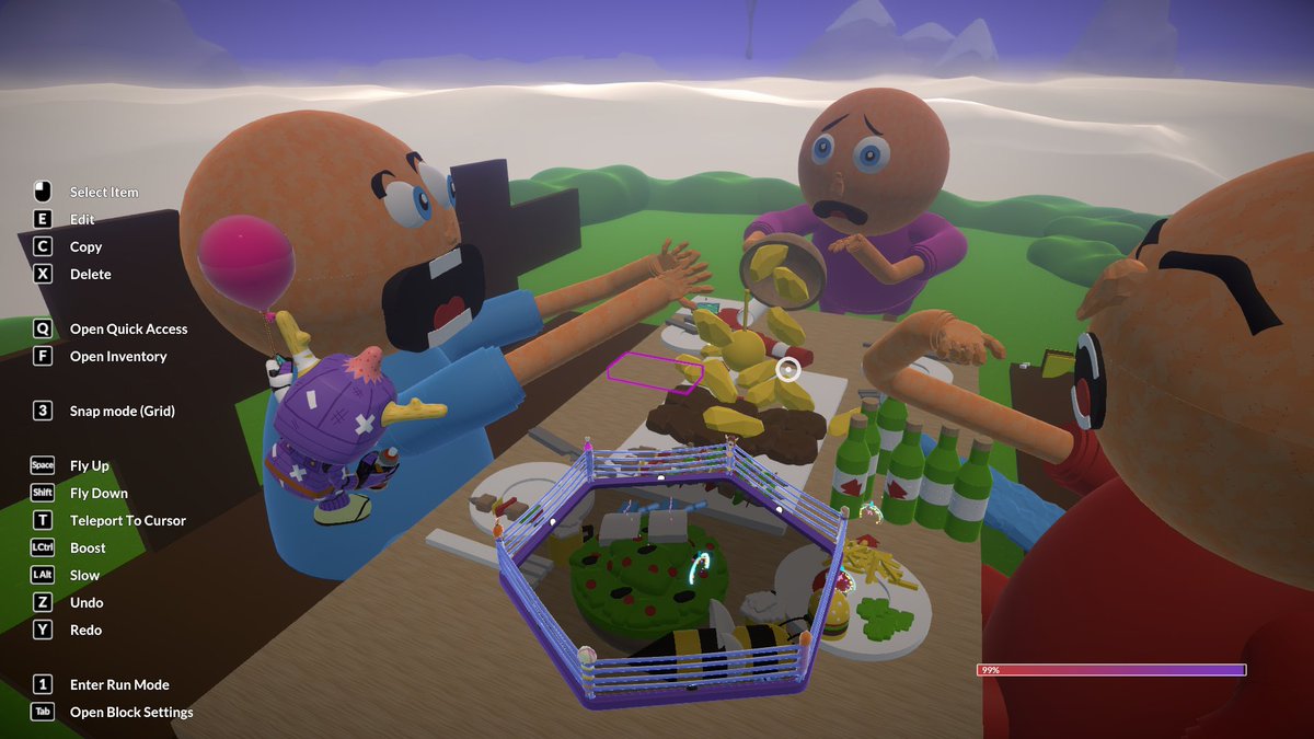 Elmysterion2's tweet photo. Happy 4th of July to our American friends.
If you've got a BBQ planned, hopefully it'll be better like this one.
new map „BBQ Party“ is online.
beat your way through the dining table and over the grill
@PlayBlankos #blankosparty #blankosbuilds #July4th https://t.co/WWcgiGYQGq