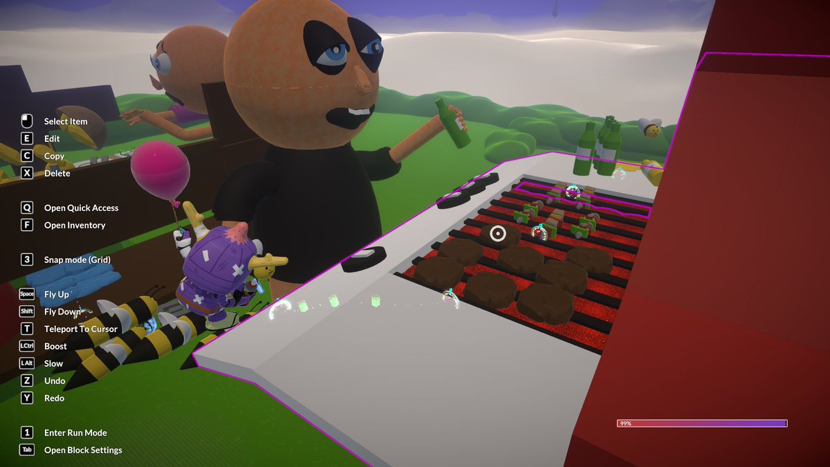 Elmysterion2's tweet photo. Happy 4th of July to our American friends.
If you've got a BBQ planned, hopefully it'll be better like this one.
new map „BBQ Party“ is online.
beat your way through the dining table and over the grill
@PlayBlankos #blankosparty #blankosbuilds #July4th https://t.co/WWcgiGYQGq