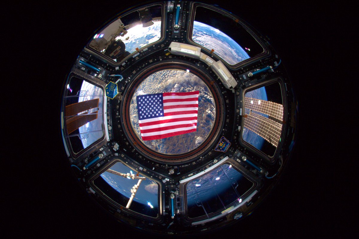 Photo taken from Cupola windows, International Space Station