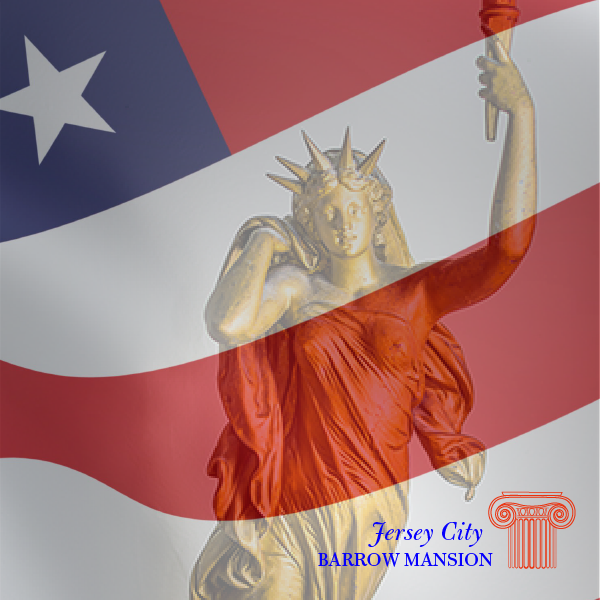 BarrowMansionJC's tweet photo. Celebrate independence. Celebrate freedom of speech. Celebrate America. Celebrate family. Enjoy the weekend and the beautiful weather!
#USA #Freedom #JulyFourth #fireworks #ladyliberty #liberty #freedomeofspeech #independenceday  #barrowmansionjc #Jerseycity #celebrateamerica https://t.co/8NR809FoJ1