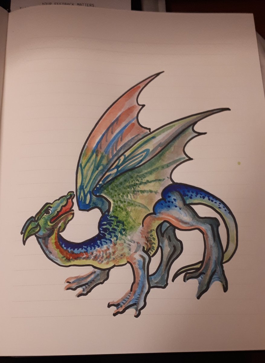 Evilcritters's tweet photo. @PeterPauperPres I just discovered your notebooks and I am so impressed with your paper. I am sad that you don't make a page a day journal because those are becoming impossible to find from any quality journal makers. I did a little test and your books handle watercolour great! https://t.co/RCzd0Humex