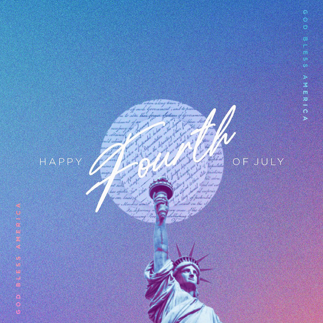 Happy Fourth! We would love to have you join us this morning | Services at 9A &amp; 10:30A