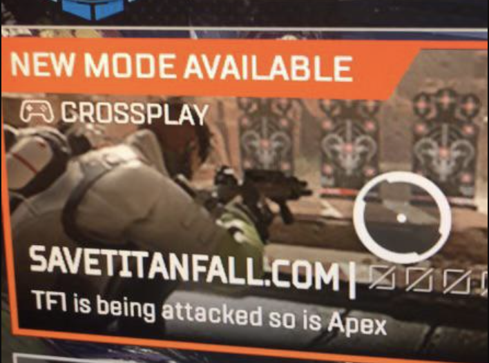 _Tom_Henderson_'s tweet photo. A group of hackers have hacked the Apex Legends playlists to "Save Titanfall" https://t.co/w4VN8CghL7