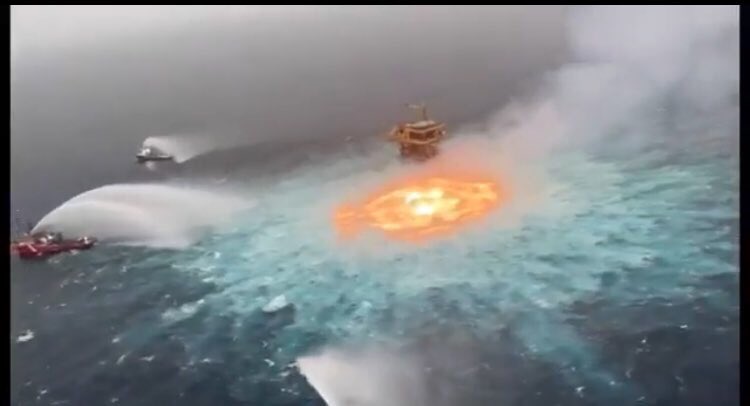 Yavaş yavaş Allah cezamızı veriyor ama bazı insanlar bunu anlamıyor...
#MeksikaKörfezi #yangın