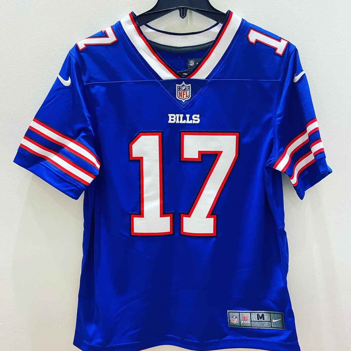 GroveCitySO's tweet photo. Finally back in! Josh Allen limited edition Buffalo Bills Nike home jersey! https://t.co/wlQeRuOMLV