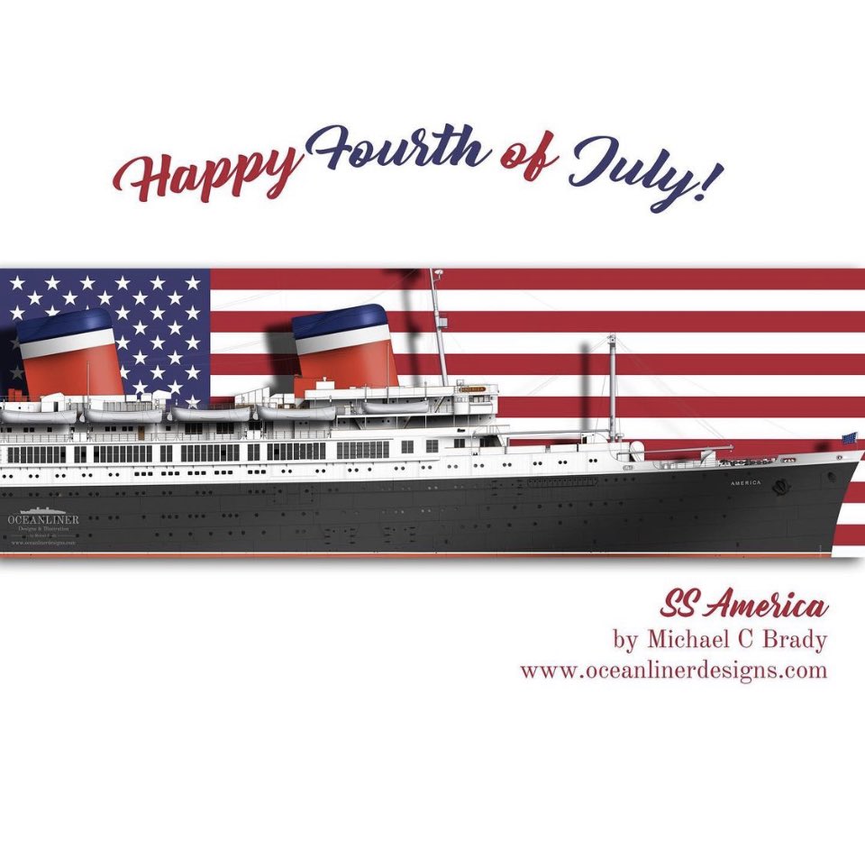 josephmoonlet's tweet photo. I wish a happy 4th of July to all the Americans!
I hope you will have a truly pleasant time with your loved ones this day.
#4thofJuly #IndependenceDay #IndependenceDay2021 #America #UnitedStatesLine #SSAmerica https://t.co/OSVwsLVSmJ
