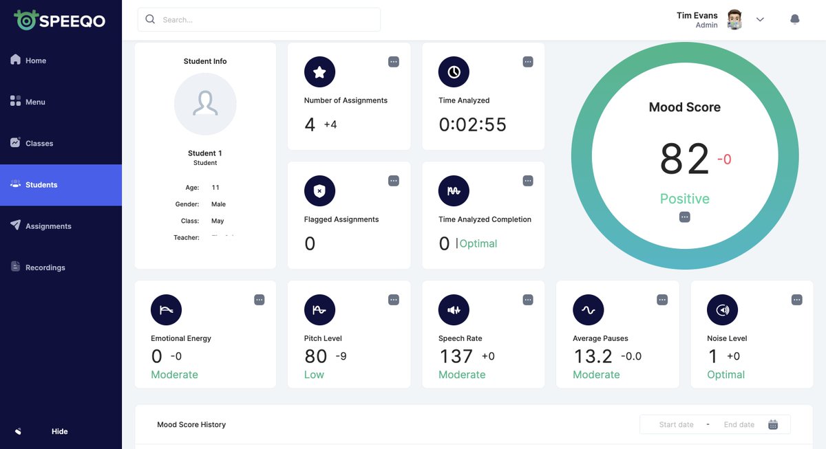 Are you already using educational technology tools to gather audio recordings from students? Have you thought to leverage this to gather insight into mood, mindset &amp; wellness? Check out speeqo.com to find out how!
#SpeeqoEDU
#edTech #GoogleEDU #MicrosoftEDU #AppleEDU
