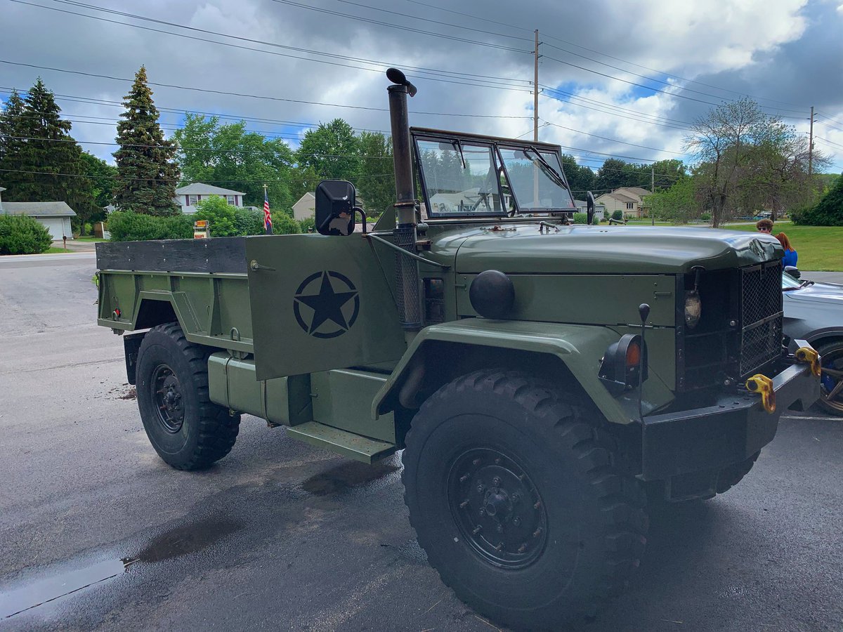 AllstarTactical's tweet photo. We’re ready to go for the @irondequoit_ny #fourthofjuly parade!! See you there! #parade #deuce #m35a2 #militaryvehicles #roc #teamallstar https://t.co/4oTvFnoJof