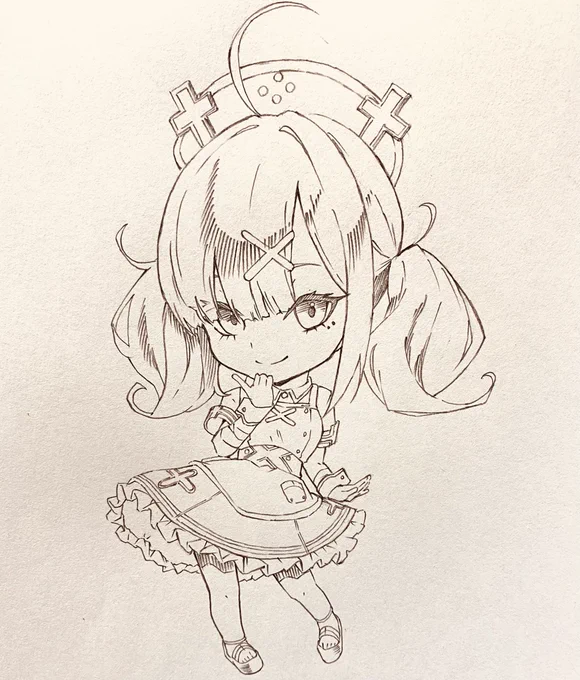 健屋花那ちゃん描いた💉💘
#いらすこや 