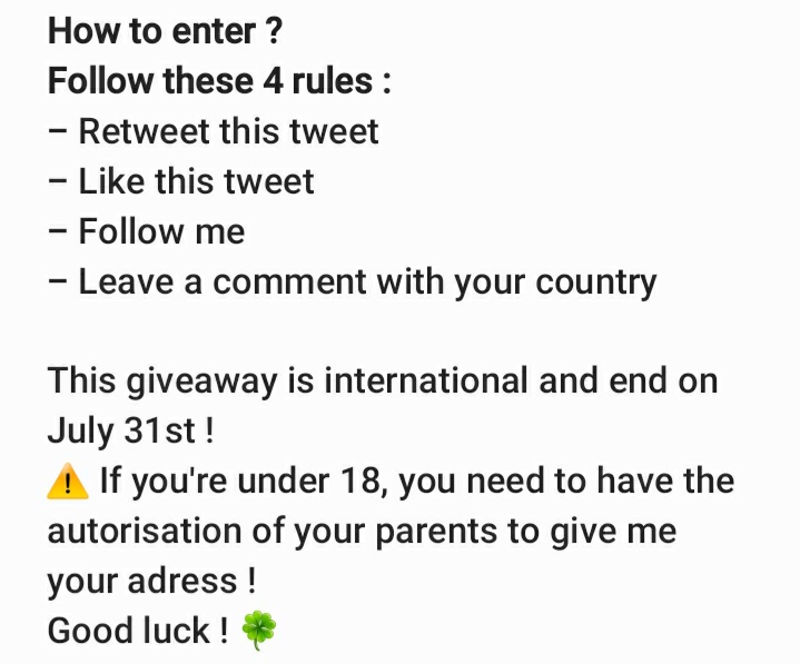 ilymelancholia's tweet photo. SUMMER GIVEAWAY N°2 ☀️
WIN A SET OF MY OWN #ZaynMalik CREATIONS !
ONLY ONE WINNER !
SEE THE RULES AND THE PRICE BELOW ! https://t.co/dqqqCGvpfY