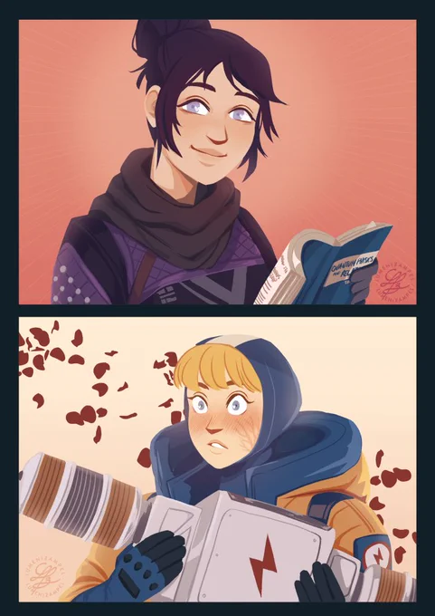 Hi, #TransArtPH! I'm Lumen, a nonbinary lesbian illustrator here in the PH! I make a lot of fanart about wlw charas and I do hope to make more original sapphic/lesbian content in the future :) 