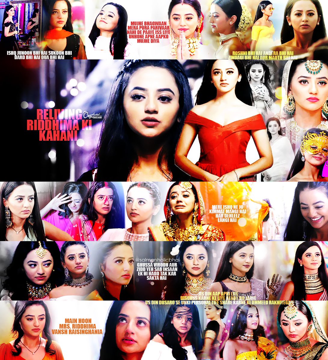 Riddhima is combination of beauty with brains plus point is her innocence and her journey from Riddhima to Mrs. Riddhima Vansh Raisinghania so many ups and downs happen #HellyShah as Riddhu character beautifully executed by her #IshqMeinMarjawan2 

Reliving Riddhima Ki Kahani