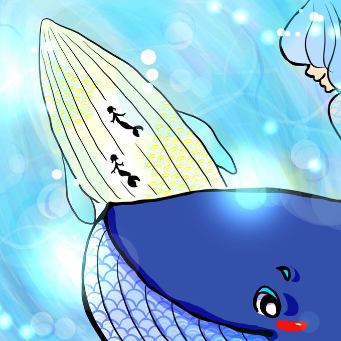シロナガスクジラのtwitterイラスト検索結果 シロナガスクジラのtwitterイラスト検索結果