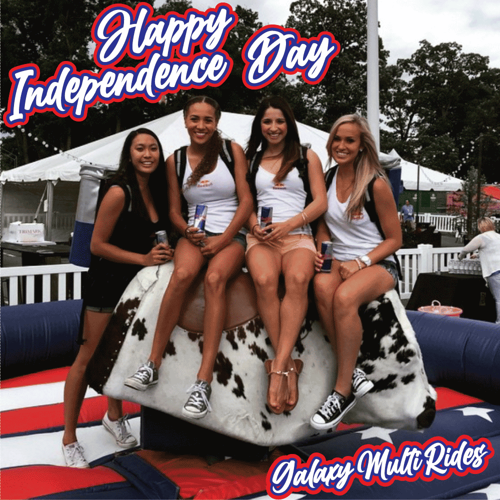 galaxybulls's tweet photo. Happy Independence Day to all our American customers celebrating across the world! Have a fun filled safe July 4th
#buckyeah #mechanicalbull #galaxymultirides #july4th https://t.co/NRs9vUBA3Q
