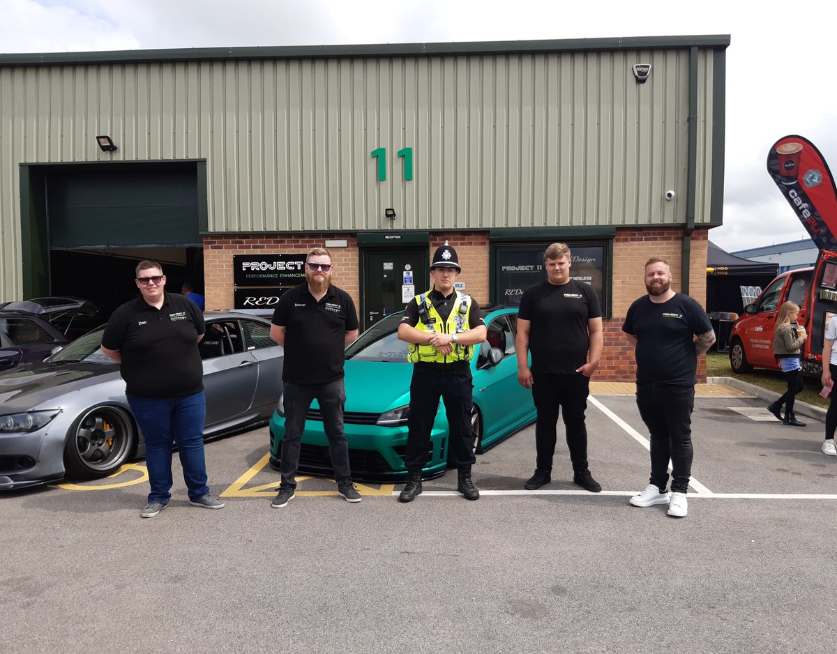 Humberbeat_ERYW's tweet photo. #Goole
PC Dominic attended a static car meet charity event, hosted by 'Project11 Redesign and Customs' in aid of Yorkshire Air Ambulance. The event was a roaring success. Project11 did a fantastic job; we hope to see more of this in the future!
#GooleNPT #Speedawareness ๐ฎ๐ https://t.co/724cygCdYL