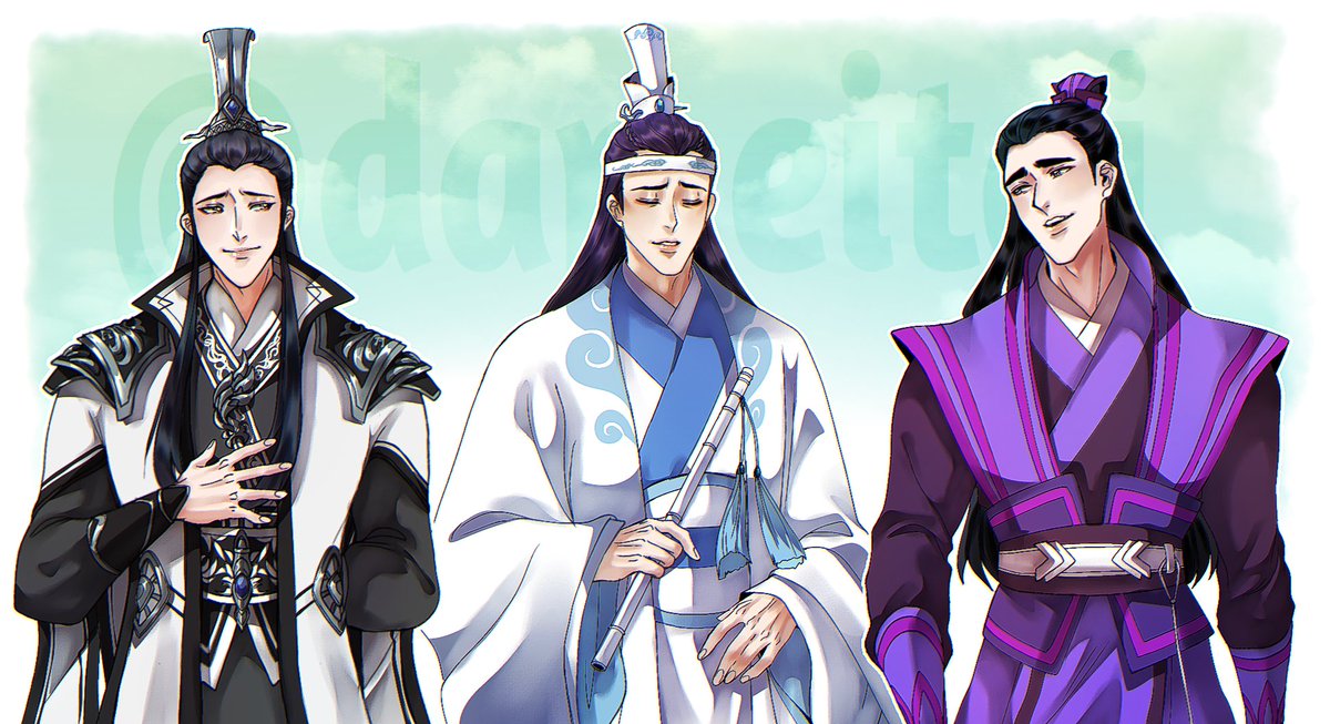 dohmaytey's tweet photo. //✨Outfit Swap Crossover✨//
.
.
.
.
#LanXichen #JiangFengmian #YueQingyuan #mdzs #魔道祖师 #MoDaoZushi #人渣反派自救系统
#svsss https://t.co/Oc1aYkDCEH