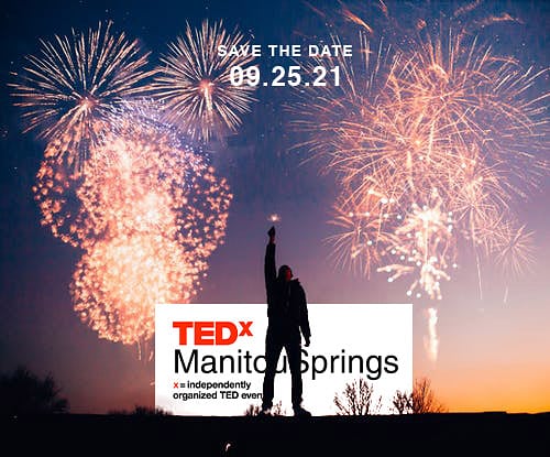 TEDxManitou's tweet photo. As you celebrate today with friends and family, save the date with us!

Get VIP and Early Bird tickets at https://t.co/zSfHOyRof9!

#tedx #tedxmanitousprings #thisisourmoment #thisisourmovement https://t.co/iwnixxTRQc