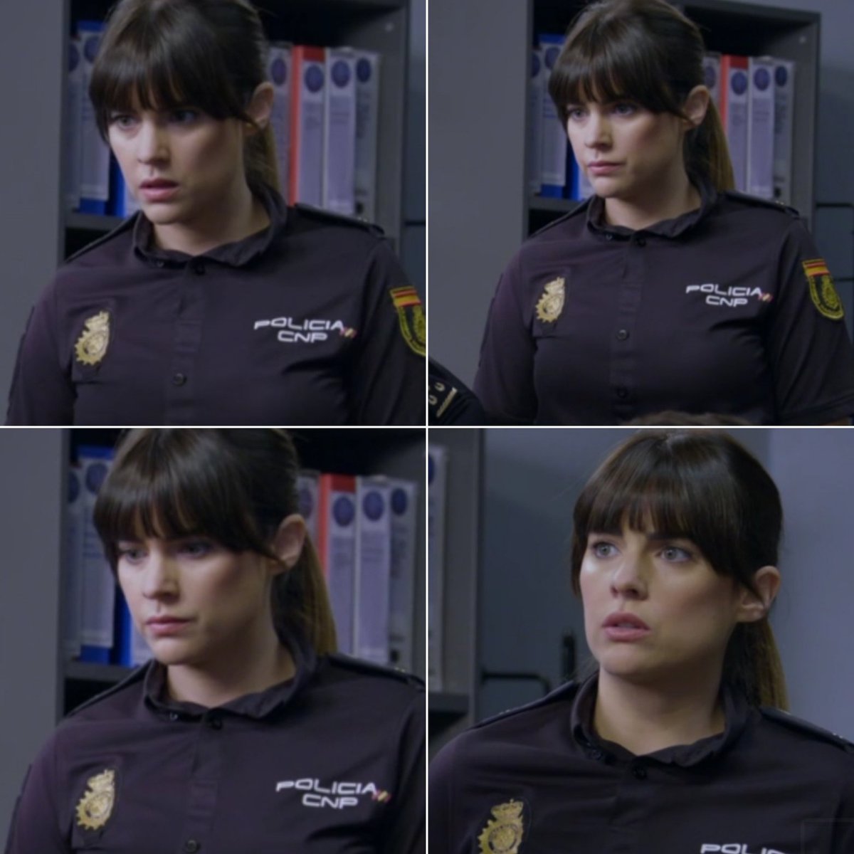 cristinaabadfan's tweet photo. Escenas #CristinaAbad en el capítulo 995 ..... #Paula #CarlosOkoye #InspectoraMiralles #Sypers #ServiryProteger #Capitulo995 #JimmyCastro #LuisaMartín https://t.co/JIyF2KEF7i