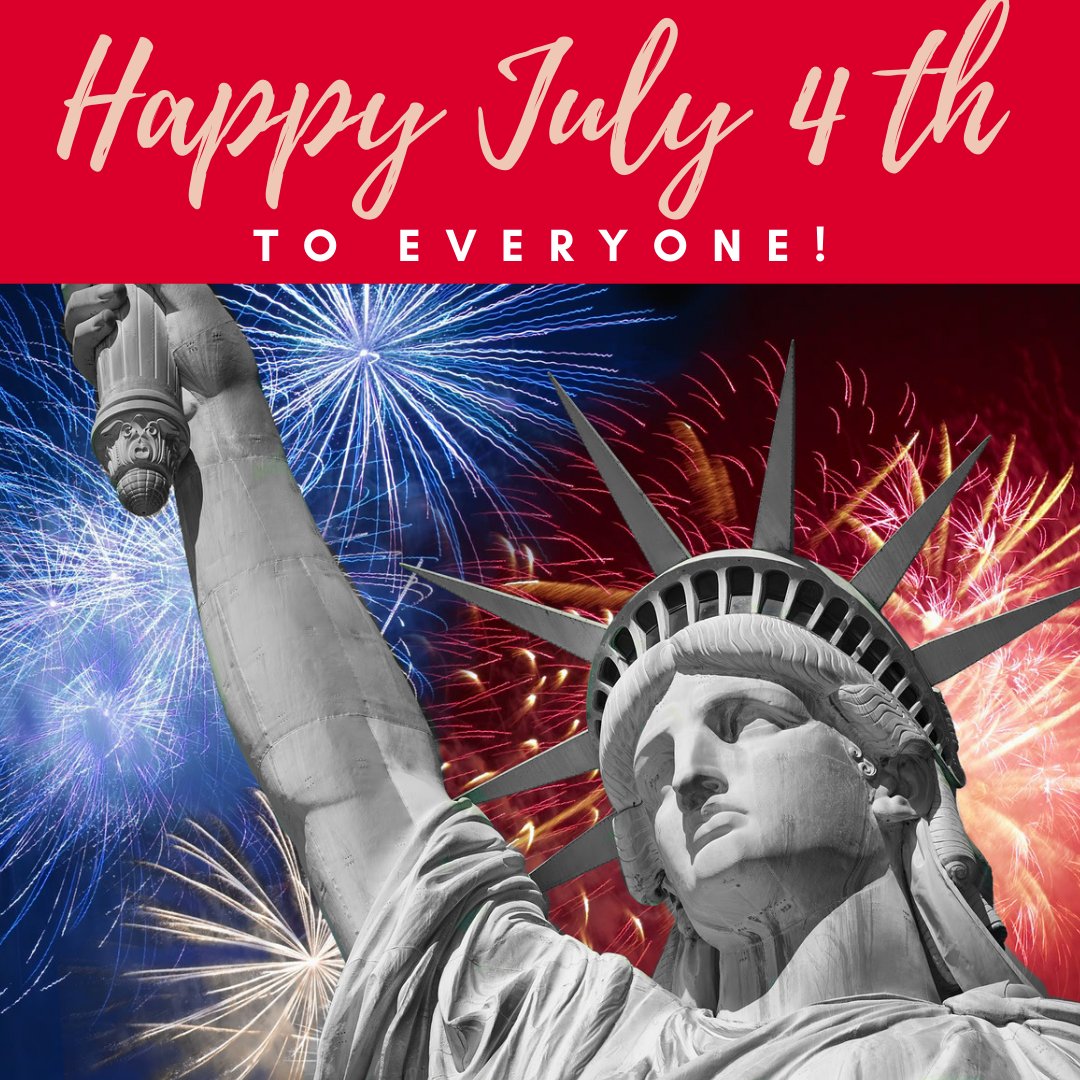 Wishing everyone a safe and happy Independence Day! #julyfourth