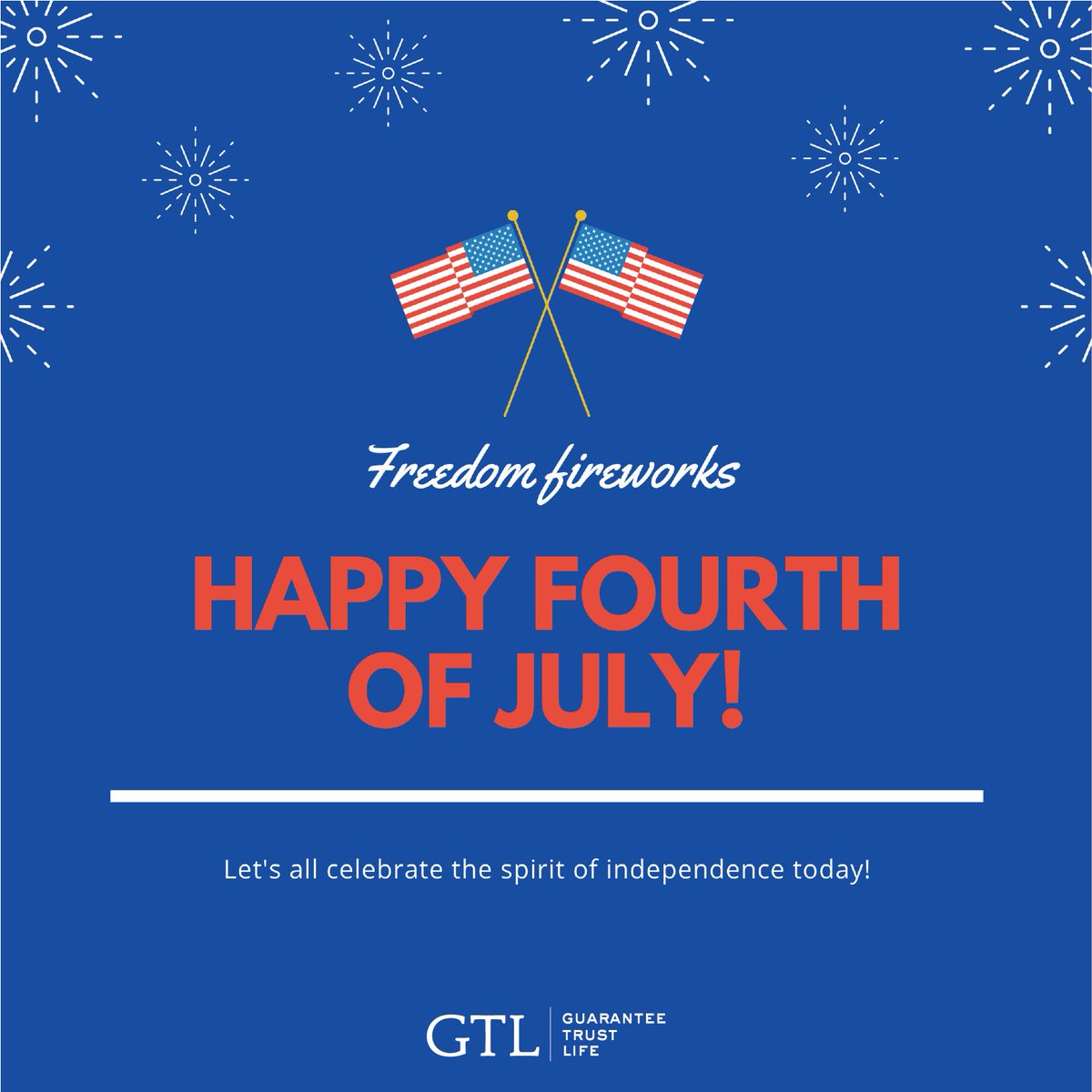 Happy 4th of July from the GTL family to you!

#4thofjuly #freedom #GTL