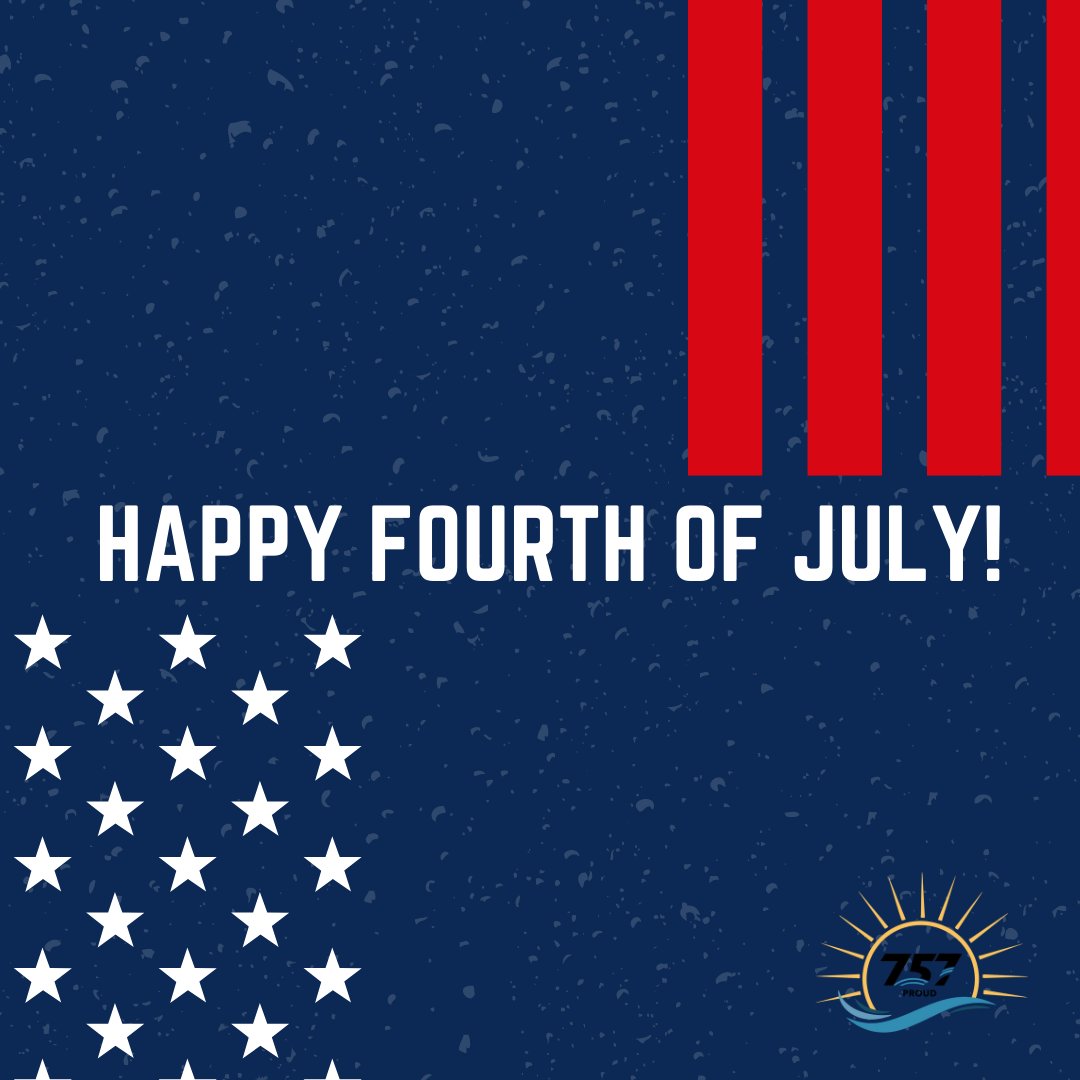 Happy July 4th in the 757! #happyfourthofjuly #fourthofjuly #757Proud