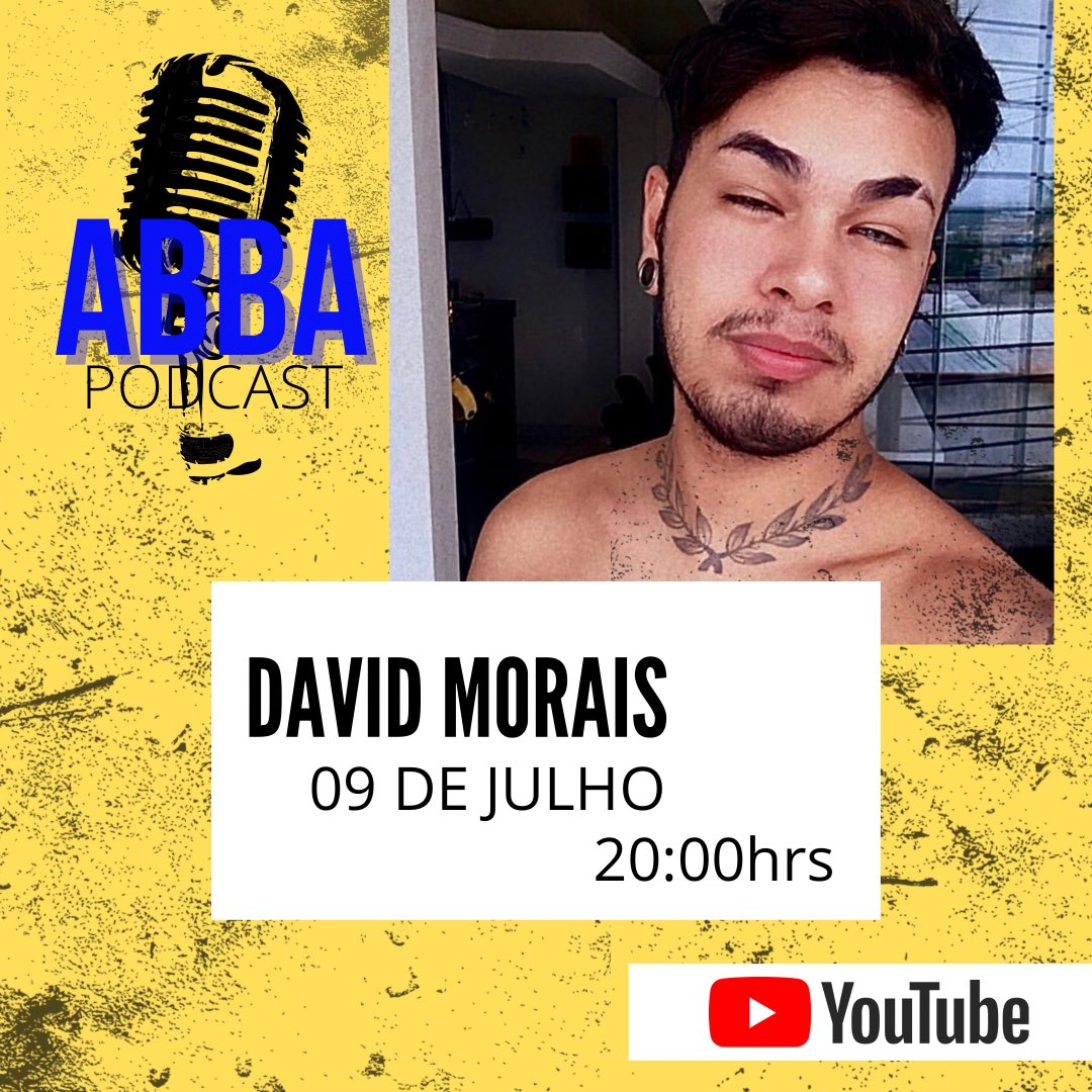 abbapdc's tweet photo. Dia 09 de julho David Tatoo
Abba podcast https://t.co/VjMjYAPKNa