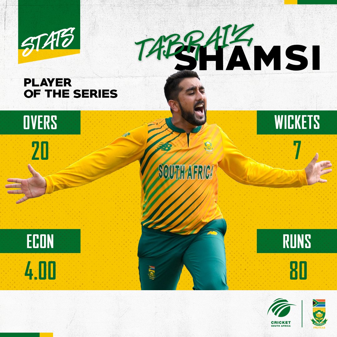 ProteasMenCSA's tweet photo. 😲 A remarkable series performance from the world's best @shamsi90 

#WIvSA #ThatsOurGame https://t.co/tBu04IWPkj