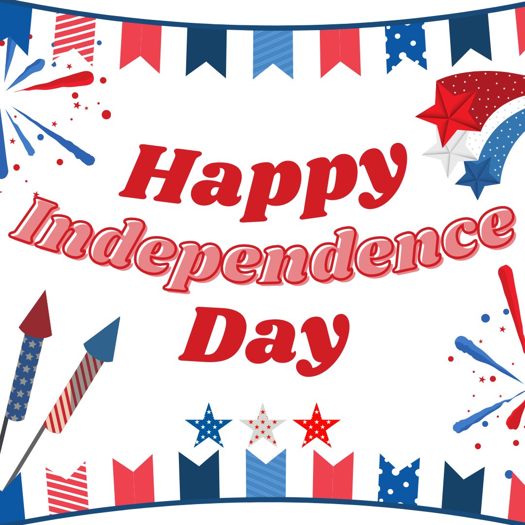 ❤️💙Wishing you all a happy and healthy Independence Day from Girls Spark! ❤️💙