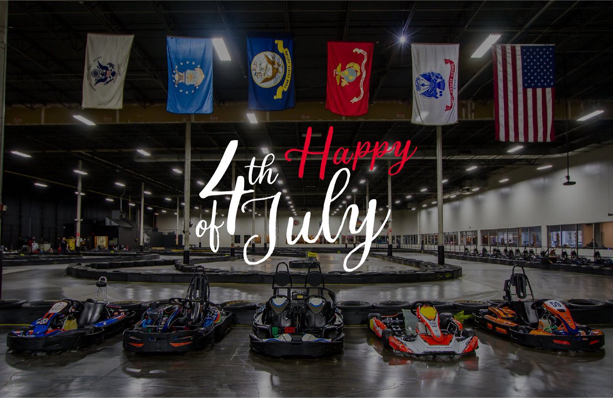 Happy 4th of July from all of us at VLK!

Come out and race with us today from 10am-7pm!

#july4th #charlottenc #thingstodo #exploreclt #independenceday #happyfourth #gokarting