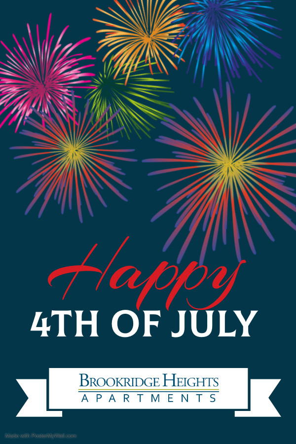 BrookridgeApt's tweet photo. We hope everyone has an amazing 4th of July weekend! 🎉 https://t.co/eEq7r6AJWZ