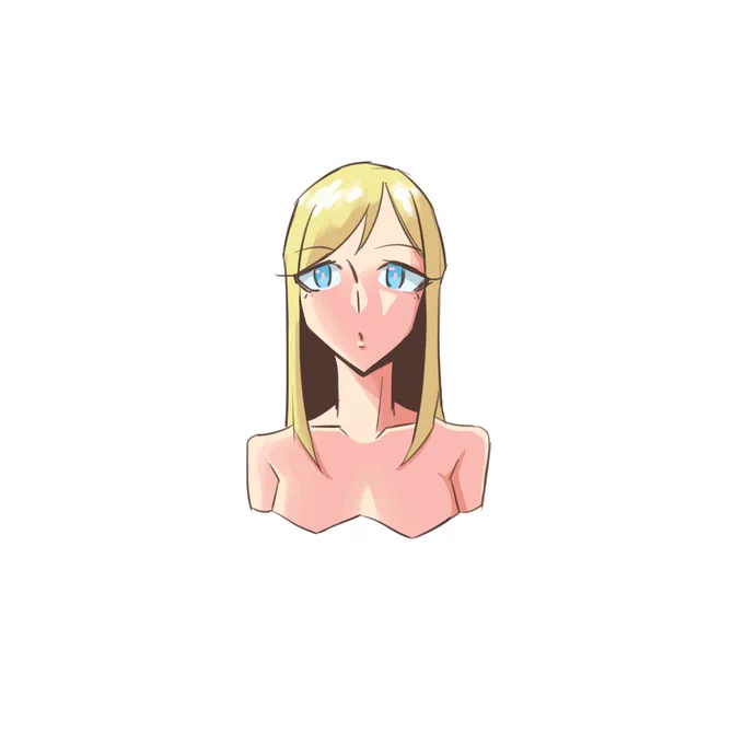 全影→ノーマル→ハイライトの順で描くと描きやすいのかも。 
