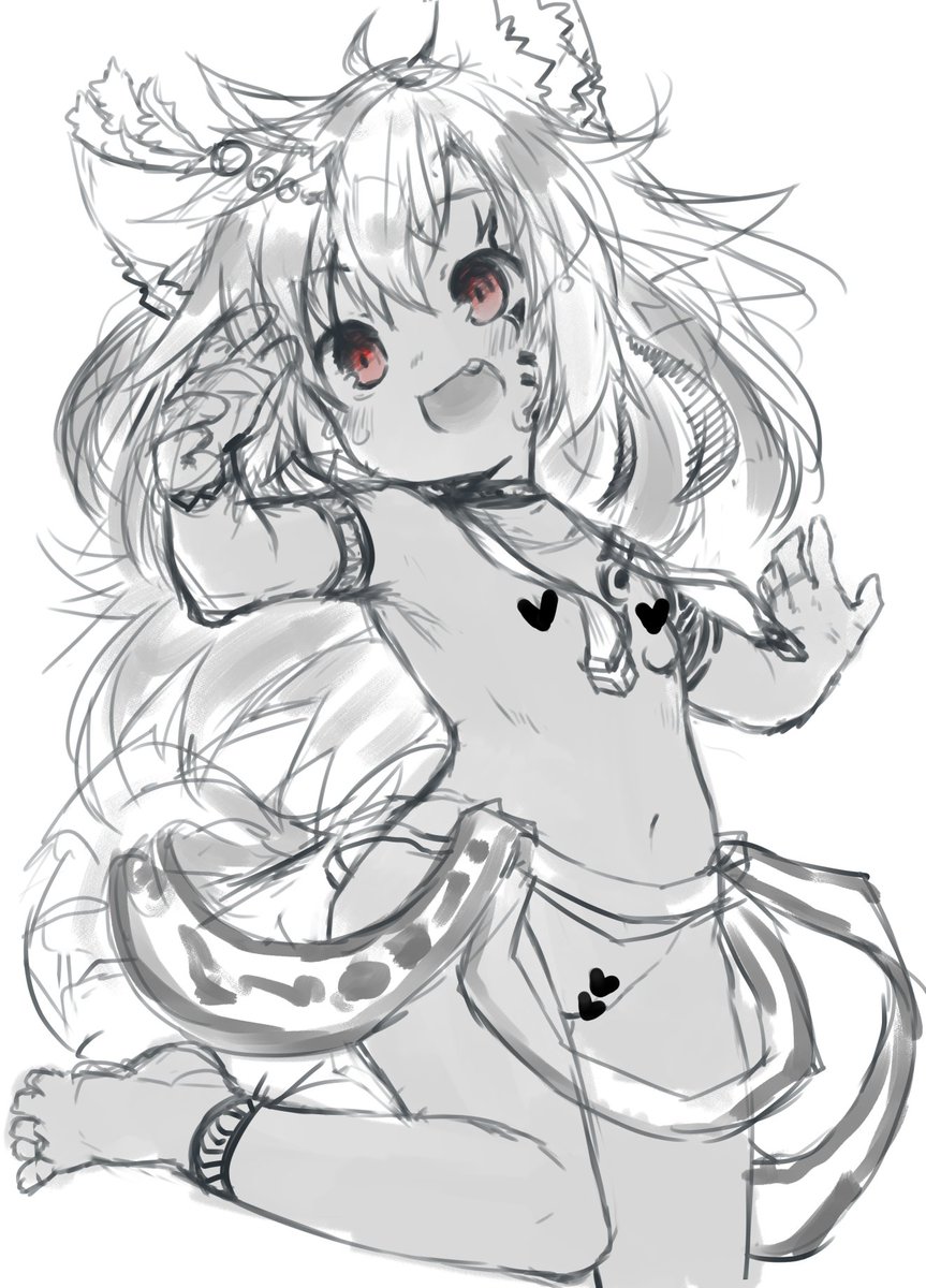 skeb wip
他のはまだラフ詰め終わらなかった…… 