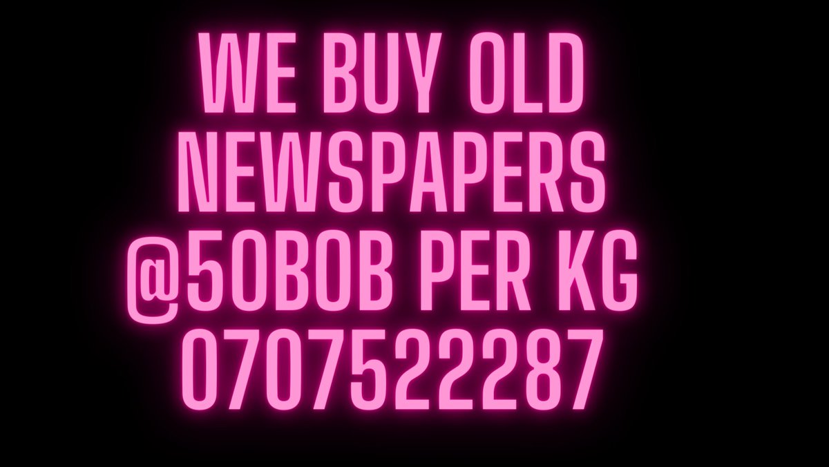 doubleprecycle's tweet photo. ❇️ We buy old newspapers &amp; office waste papers 
💰50 Bob per KG
. We can organize pick up
☎️Call 0707522287
➖➖➖➖➖➖➖➖➖➖➖
Peaky blinders o God Lupin Bishop https://t.co/Ww8CZEUnOL