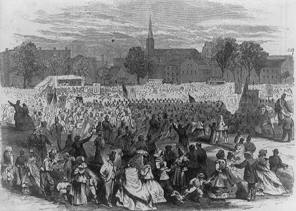 Image: Celebration of the end of enslavement in Washington D.C.