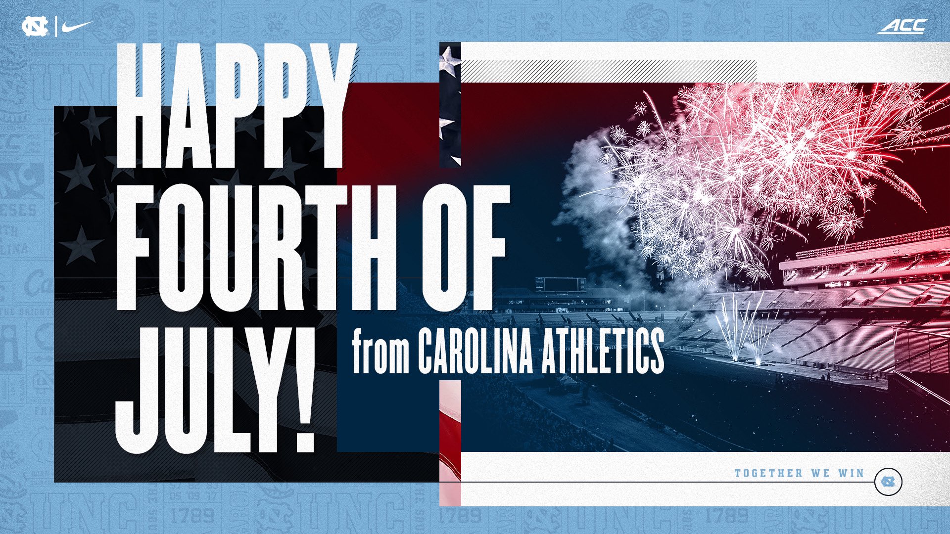 UNC Track & Field • XC on Twitter "Happy Fourth of July 🇺🇸! GoHeels 🐏…