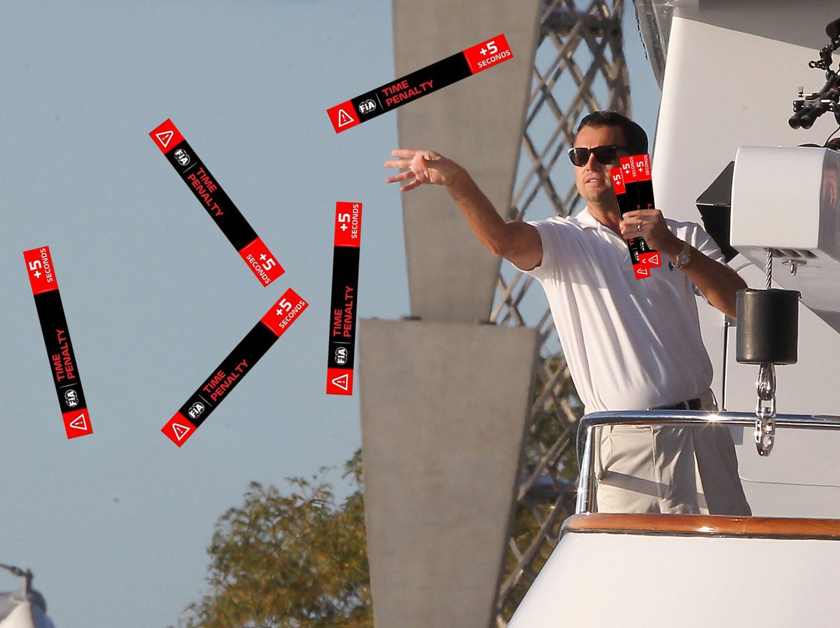 FIA handing out penalties this race like:
#WTF1 #AustriaGP