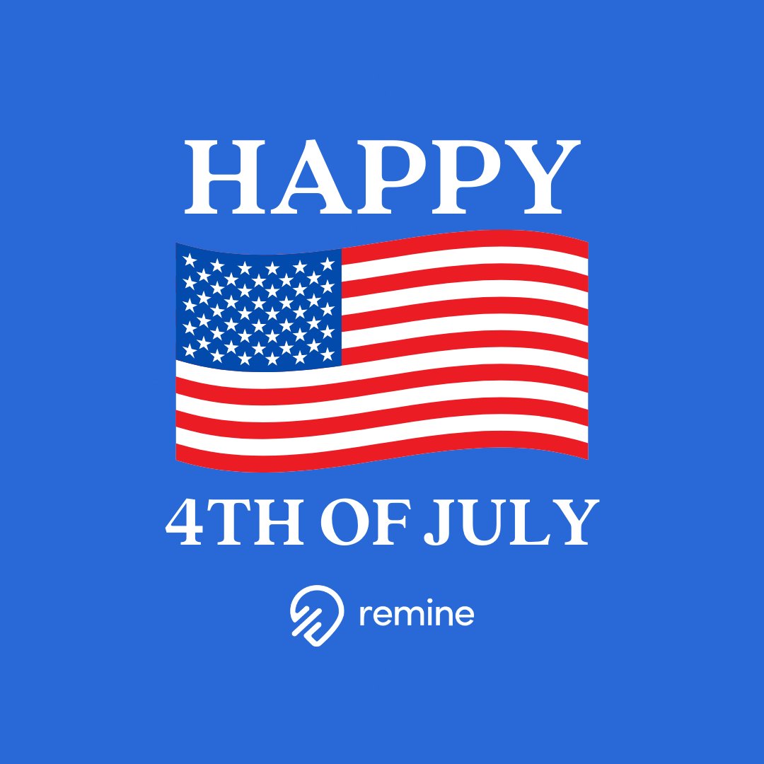 realremine's tweet photo. Happy 4th of July from the Remine team! ๐บ๐ธ
#happy4thofjuly #forthofjuly #happy4th #realestatetech #realtors #realtorlife #agents #realtor #realestate #realtorsevolve #property #remine #REtech #proptech #realestatetips #realestateagent #realestatelife https://t.co/VKpyC9aY62