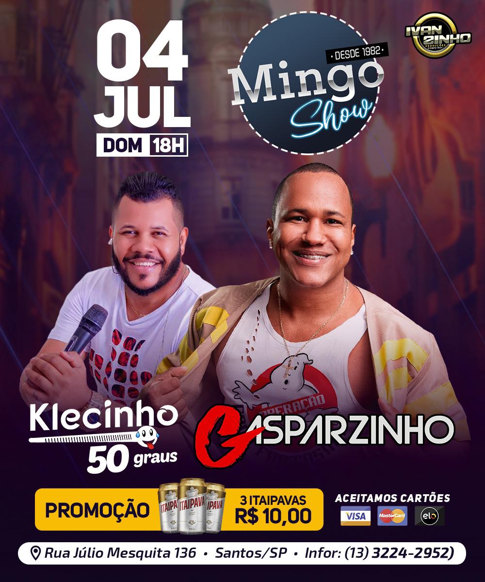 cooperarteesom's tweet image. Domingo 04 às 18hs tem @Klecinho50Graus e @Gasparzinho no #MingoShow - Rua Júlio Mesquita, 136 - Santos - SP