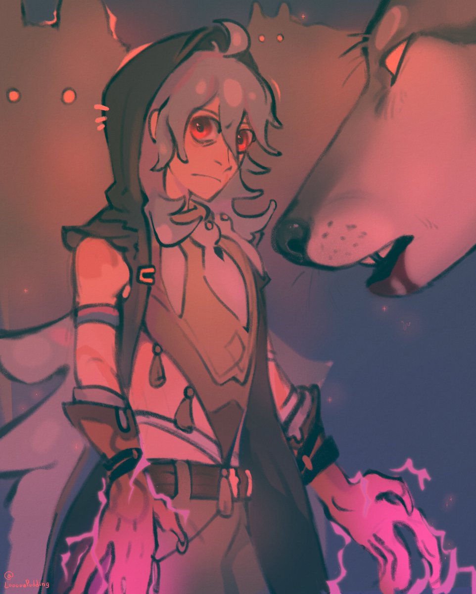 LooovePudding's tweet photo. #Genshin #Razor https://t.co/Hh1cYqcAVu