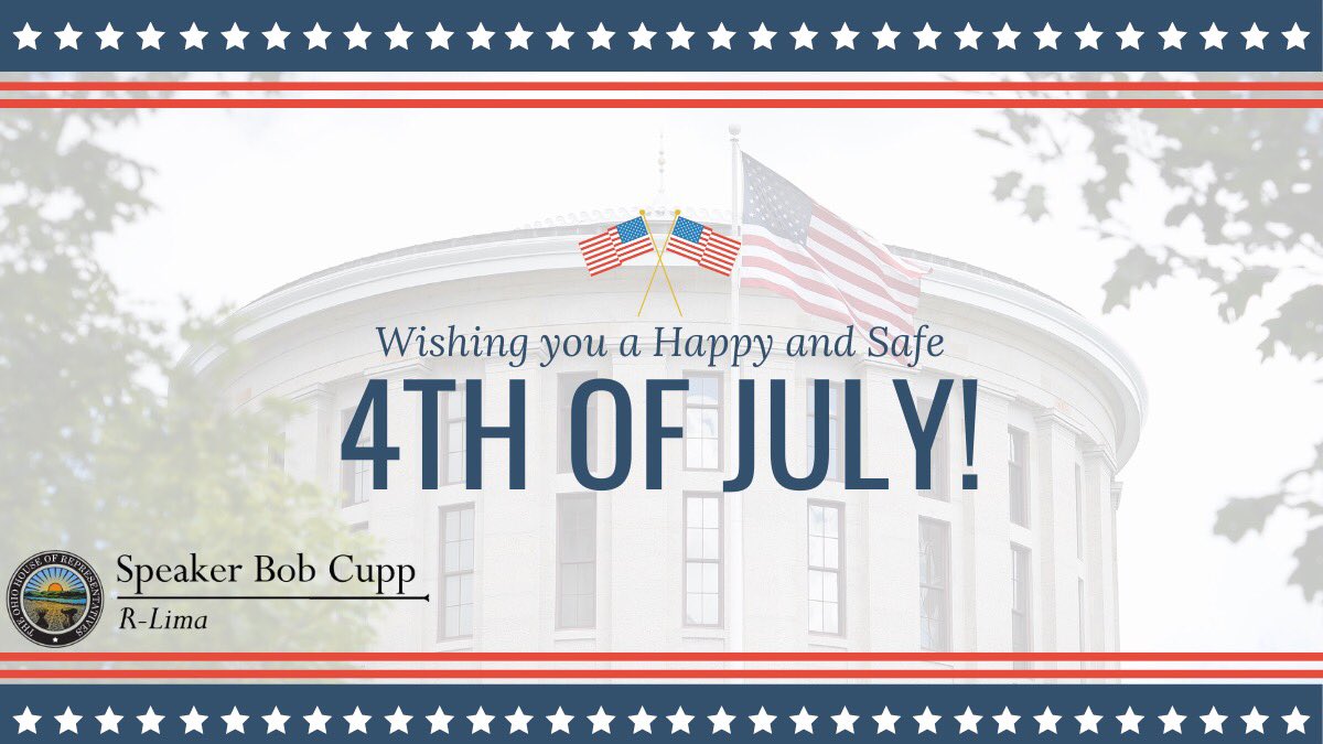 Today, we celebrate the independence of our great nation – the United States of America.

On this occasion, I will again read the Declaration of Independence to be reminded of the great principles and our nation's lofty goals set out at the beginning: bit.ly/3ArdPOr