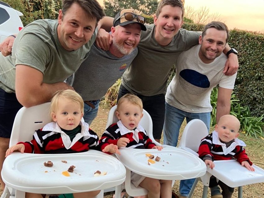MaritzCollege's tweet photo. A cheerful pic - a tonic in troubled times, p'raps? - of 4 proud OCs &amp; 3 future members of the Class of 2037!

Take a bow Messrs Stevens, Bassage, De Souza &amp; Bateman.

#CollegeForLife https://t.co/c8aIKoZNpW