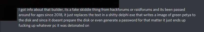 Pytra Ransomware vx-underground on Twitter: