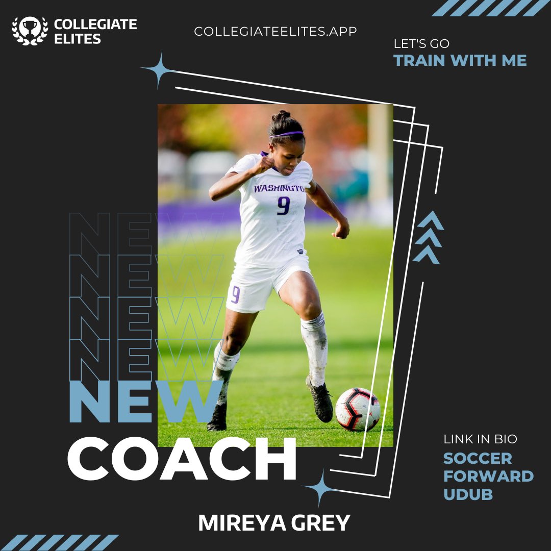 Collegiateelite's tweet photo. 👋 @MireyaGrey Welcome to @collegiateelites! 🏆

Athletes, start training to get to the next level with athletes who know what it takes. Sign up/request training with our newest coach @MireyaGrey 

https://t.co/x7CmYDJhN4

#welcome #collegiateelites #training #coaching https://t.co/y4NTWwPWFT