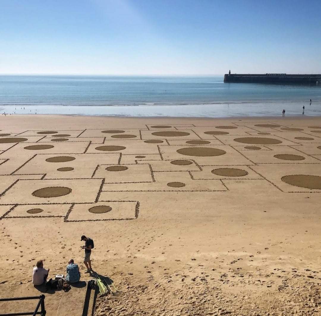 folkelife's tweet photo. Last month @eastcliffcreate treated us to their first beach artwork of 2021. Learn more about this collective of local artists, creatives and makers: https://t.co/QxSdNjoIK3 https://t.co/LhhzldH3nz