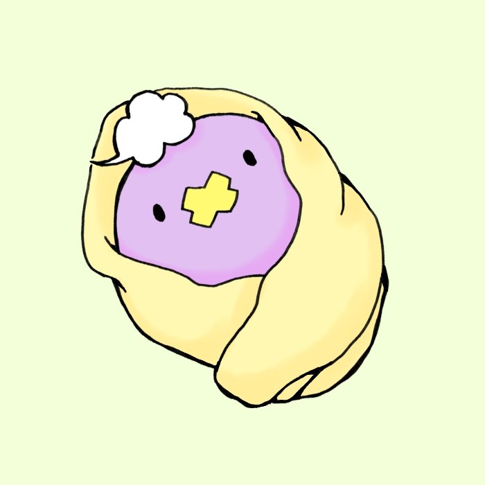 「おくるみフワンテ 」|ホシノ　アオトのイラスト
