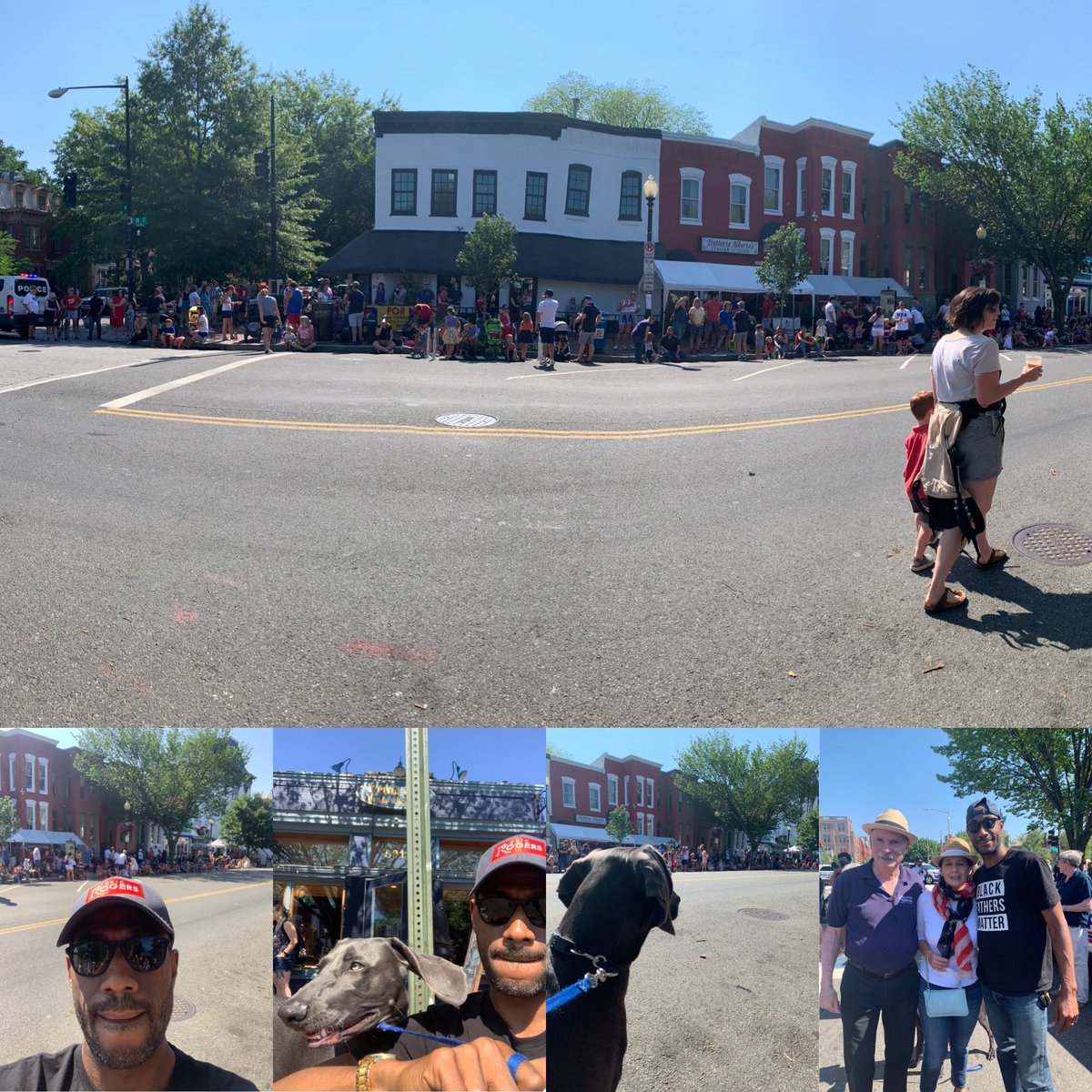 Blue enjoyed his first parade at <a href="/BarracksRow/">Barracks Row Main Street</a> annual 4th parade!