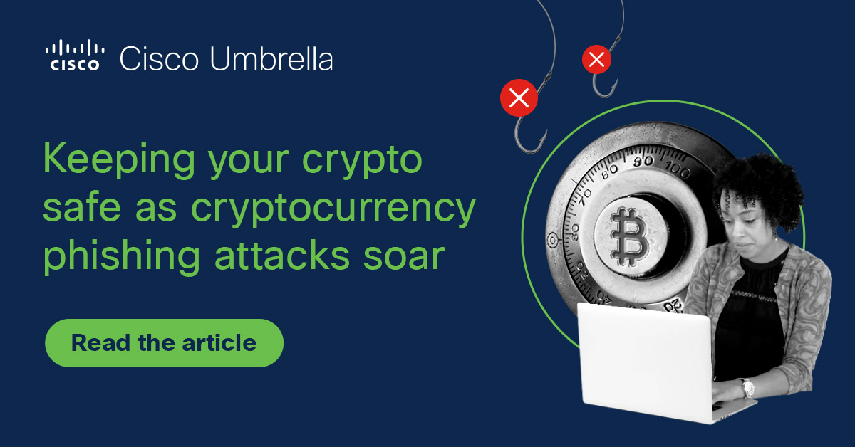 Samawave's tweet photo. How to keep your Cryptocurrency safe?!
Check the below link to find out:
https://t.co/9kCHKc4cia
#SamaWave #Cisco #Umbrella #Cryptocurrency #Security #Phishing #Cryptomining https://t.co/2aSQpanjT9